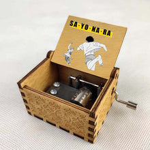 Load image into Gallery viewer, Banana Fish Music Box Carved Wood Music Amplifier
