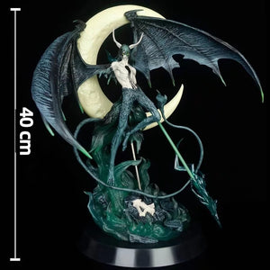 40cm Anime Bleach Ulquiorra Cifer Figurine With Black Wings