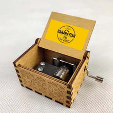 Load image into Gallery viewer, Banana Fish Music Box Carved Wood Music Amplifier
