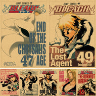 Bleach Retro Style Kraft Paper Poster
