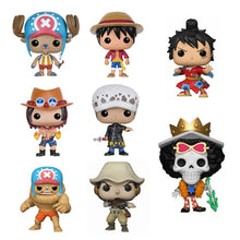 Load image into Gallery viewer, Anime One Piece Luffy Chopper Ace Zoro Brook Usopp Figure

