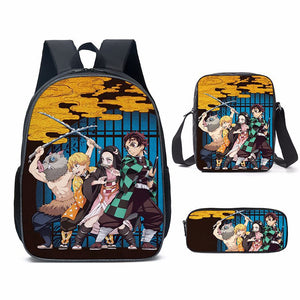 Anime Demon Slayer Backpack 15 Styles