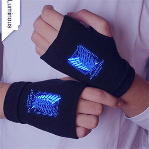 Attack on Titan Luminous Knitting Gloves