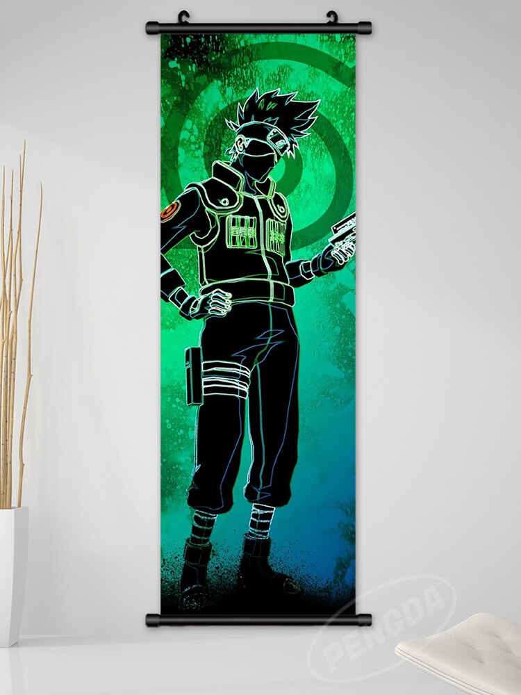 Naruto Scroll Hanging Canvas Poster