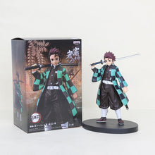 Load image into Gallery viewer, New 18cm Demon Slayer Kimetsu no Yaiba Tanjiro, Nezuko, Zenitsu, Inosuke, Rengoku, Giyu, Shinobu Figures
