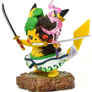 One Piece Pokemon Combination Zoro-Pikachu Collectible Figure