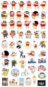 50pcs Crayon Shin-chan Cute Stickers