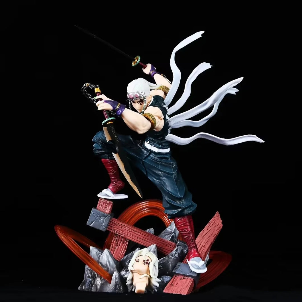 27cm Demon Slayer Kimetsu no Yaiba: Yuukaku-hen Uzui Tengen PVC Action Figure