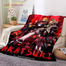 Load image into Gallery viewer, Naruto Soft Flannel Blanket Suitable for Living Room/Bedroom
