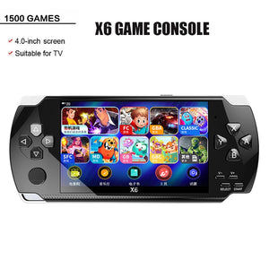 Portable X6 Game Console 1500 Free Games