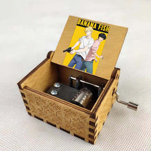 Load image into Gallery viewer, Banana Fish Music Box Carved Wood Music Amplifier
