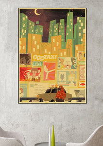 Odd Taxi Canvas Poster