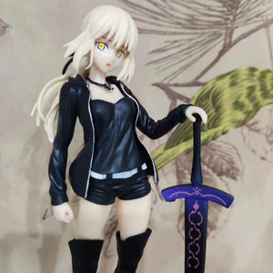 23cm Fate/Stay Night Saber Casual Clothes PVC Action Figure