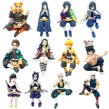 Load image into Gallery viewer, Anime Demon Slayer Sitting Figures
