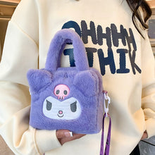 Load image into Gallery viewer, Kawaii Hello Kitty Sanrio Kuromi Plushies Shoulder Bags
