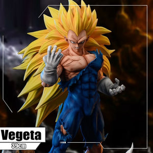 39cm Dragon Ball Z Super Saiyan 3 Goku Vegeta SSJ3 GK Figures