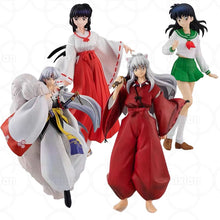 Load image into Gallery viewer, 20cm Anime Inuyasha Sesshoumaru, Kikyō, Inuyasha, Higurashi Kagome PVC Action Figures
