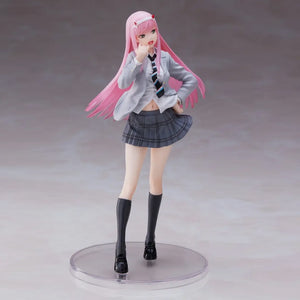 Original TAITO Darling in the Franxx Zero Two PVC Action Figure