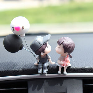 Car Interior Decoration Cute Cartoon Couples