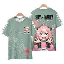 Load image into Gallery viewer, Spy X Family 3D Printed T Shirt Featuring Anya Forger
