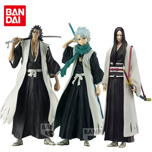 Bandai Original Toshiro Hitsugaya, Kenpachi Zaraki, Retsu Unohana Action Figures