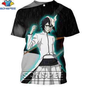 Anime Bleach Samurai Kurosaki Ichigo T-Shirt