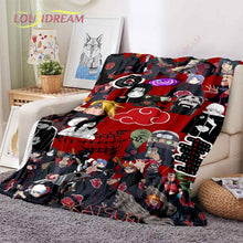 Load image into Gallery viewer, Naruto Soft Flannel Blanket Suitable for Living Room/Bedroom
