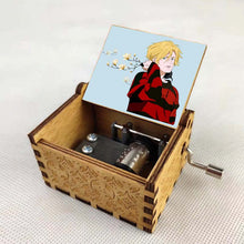 Load image into Gallery viewer, Banana Fish Music Box Carved Wood Music Amplifier
