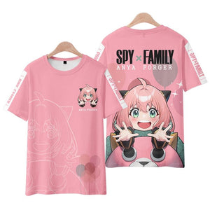 Spy X Family 3D Printed T Shirt Featuring Anya Forger