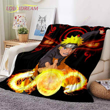 Load image into Gallery viewer, Naruto Soft Flannel Blanket Suitable for Living Room/Bedroom
