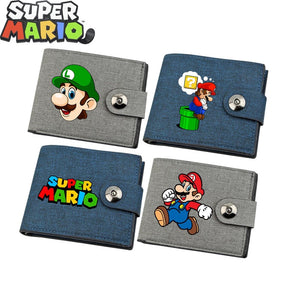 Original Super Marios Wallet Featuring Mario, Luigi, and Yoshi