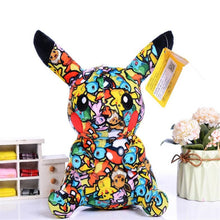 Load image into Gallery viewer, 12Pc/set 20cm Limited Edition Pokemon Graffiti Art Pikachu Plush Doll
