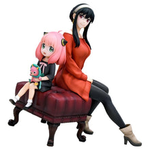 Load image into Gallery viewer, 15cm Spy X Family Anya &amp; Yor Forger Sitting Sofa PVC Figure
