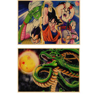 42cm Dragon Ball Son Goku Retro Poster 40 Styles