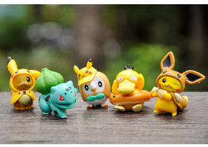 8pcs/set Pokemon Pikachu Figures