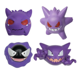 Pokemon 5 Types Of Car Ornaments Toys Featuring Misdreavus, Gastly, Gengar, Haunter, and Duskull