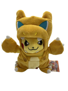 10pcs/lot 23cm Takara Tomy Pokemon Pikachu Cosplaying Charizard Plush Toys