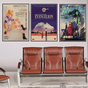 Neon Genesis Evangelion the End of Evangelion Vintage Retro Poster