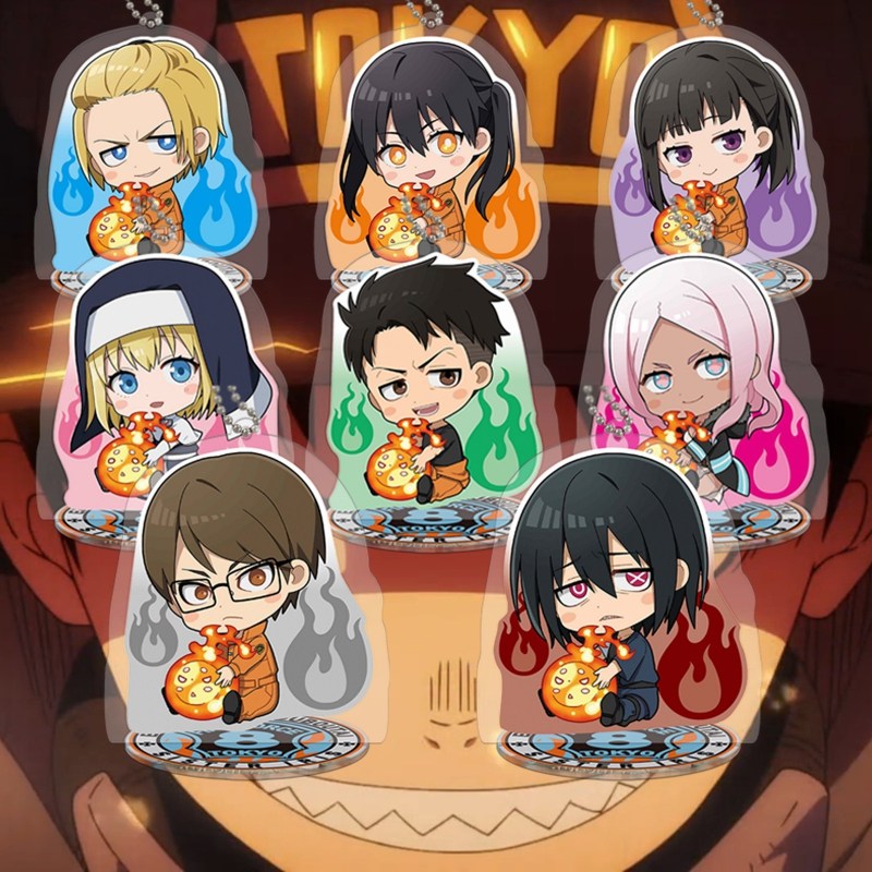 Enn Enn No Shouboutai Fire Force Keychains – The Anime Supply