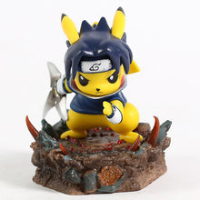 Load image into Gallery viewer, Naruto Pokemon Crossover: Naruto Pikachu Figures
