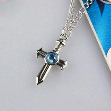 Load image into Gallery viewer, Anime Fairy Tail Gray Fullbuster cosplay Cross Necklace pendant - TheAnimeSupply
