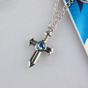 Anime Fairy Tail Gray Fullbuster cosplay Cross Necklace pendant - TheAnimeSupply