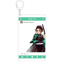 Load image into Gallery viewer, Demon Slayer: Kimetsu no Yaiba Character Card Keychains
