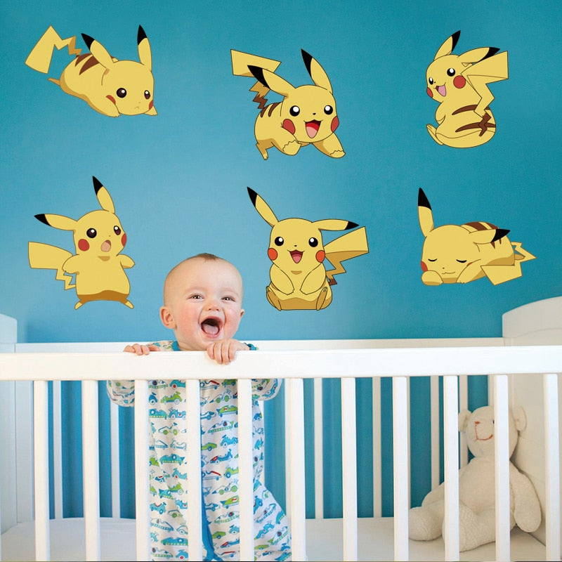 Pokemon Pikachu Wall Stickers – The Anime Supply