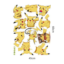 Load image into Gallery viewer, Pokemon Pikachu Wall Stickers
