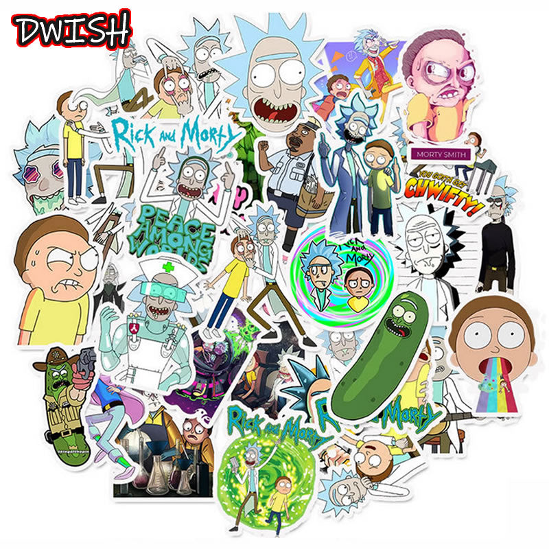 Rick and Morty Stickers 50pcs