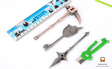 Load image into Gallery viewer, The Seven Deadly Sins Keychain Weapons 5pcs/set
