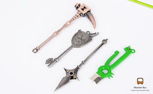 The Seven Deadly Sins Keychain Weapons 5pcs/set