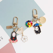 Load image into Gallery viewer, Ghibli Spirited Away Keychain (Gold Color)
