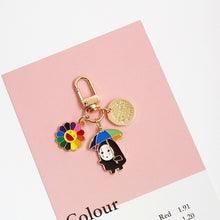 Load image into Gallery viewer, Ghibli Spirited Away Keychain (Gold Color)
